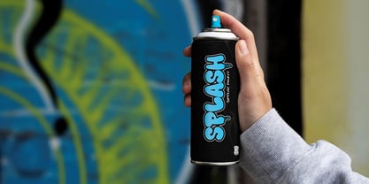 Great Splash Font Poster 5