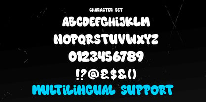 Great Splash Font Poster 2