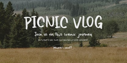 Serella van Houten Font Poster 2