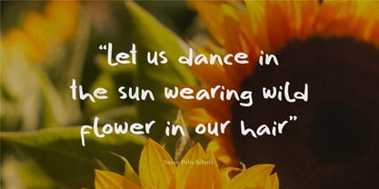 Serella van Houten Font Poster 9