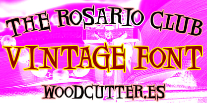The Rosario Club Font Poster 1