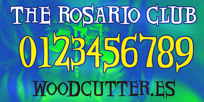 The Rosario Club Font Poster 6