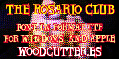 The Rosario Club Font Poster 5