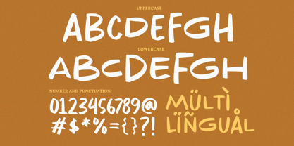 Monde Brown Font Poster 6