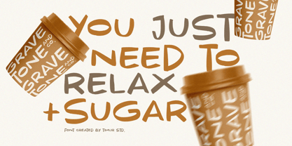 Monde Brown Font Poster 3