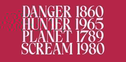 Muocas Display Serif Font Poster 3