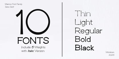 Marimo Font Poster 4