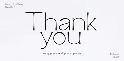 Marimo Font Poster 8