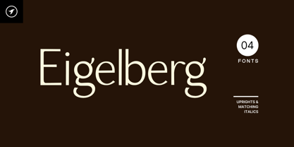 Eigelberg Font Poster 1