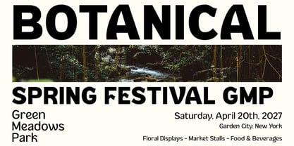 Haugh Font Poster 11