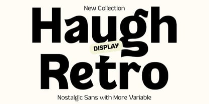 Haugh Font Poster 1