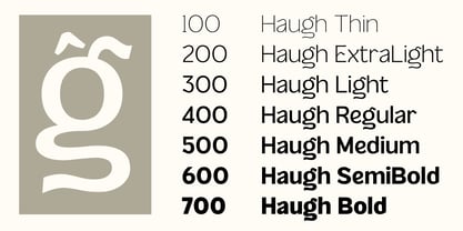 Haugh Font Poster 6