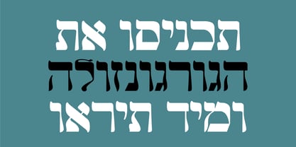 Safaradi MF Font Poster 5