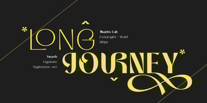 Thanks Lab Font Poster 4