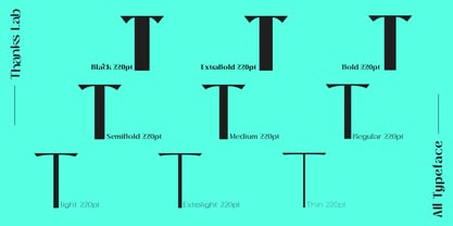 Thanks Lab Font Poster 2