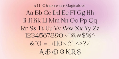 Magicalove Font Poster 9