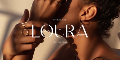 Loura Font Poster 1