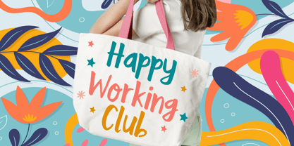 Wokey Script Font Poster 3