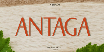 Antaga Font Poster 1