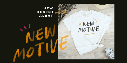 Vibrant Spark Font Poster 5