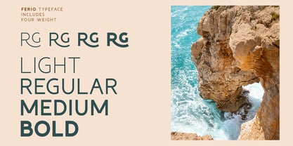 Ferio Font Poster 4