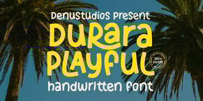 Durara Playful Font Poster 1