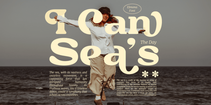 Elmona Font Poster 4