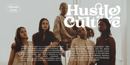 Elmona Font Poster 8