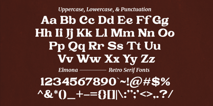 Elmona Font Poster 9