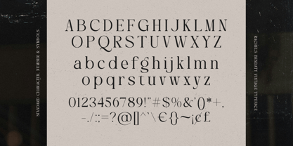 Rachels Bendaty Font Poster 9