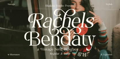 Rachels Bendaty Font Poster 1