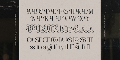 Rachels Bendaty Font Poster 10