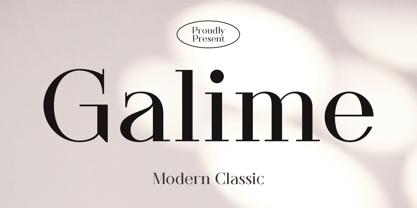 Galime Font Poster 1