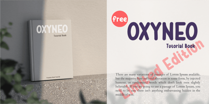 Oxyneo Font Poster 2
