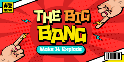 Chunky Toon Font Poster 4