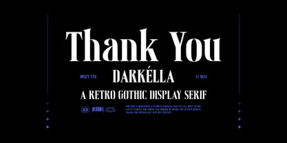 Darkella Font Poster 10