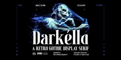 Darkella Font Poster 1