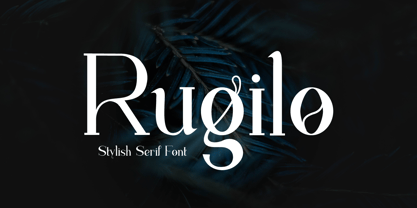 Rugilo Font Poster 1
