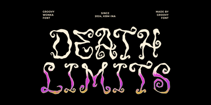 Groovy Wonka Font Poster 5