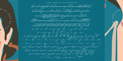 Shillueta Fantture Font Poster 15