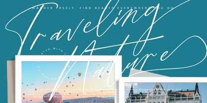 Shillueta Fantture Font Poster 3