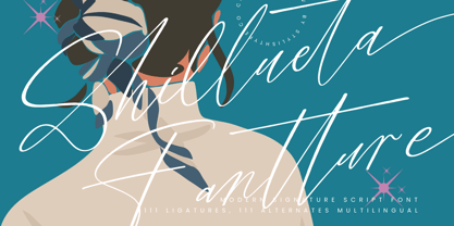 Shillueta Fantture Font Poster 1