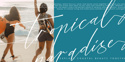 Shillueta Fantture Font Poster 6