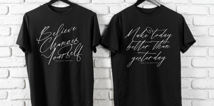 Shillueta Fantture Font Poster 9