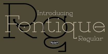 Fontique Font Poster 2