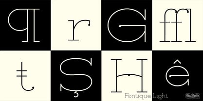 Fontique Font Poster 5