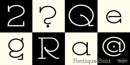 Fontique Font Poster 7