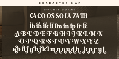 Golden Antique Font Poster 8