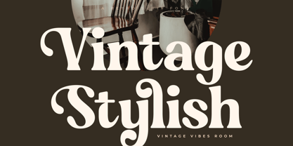 Golden Antique Font Poster 2