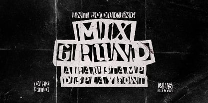 Mixgrund Font Poster 1